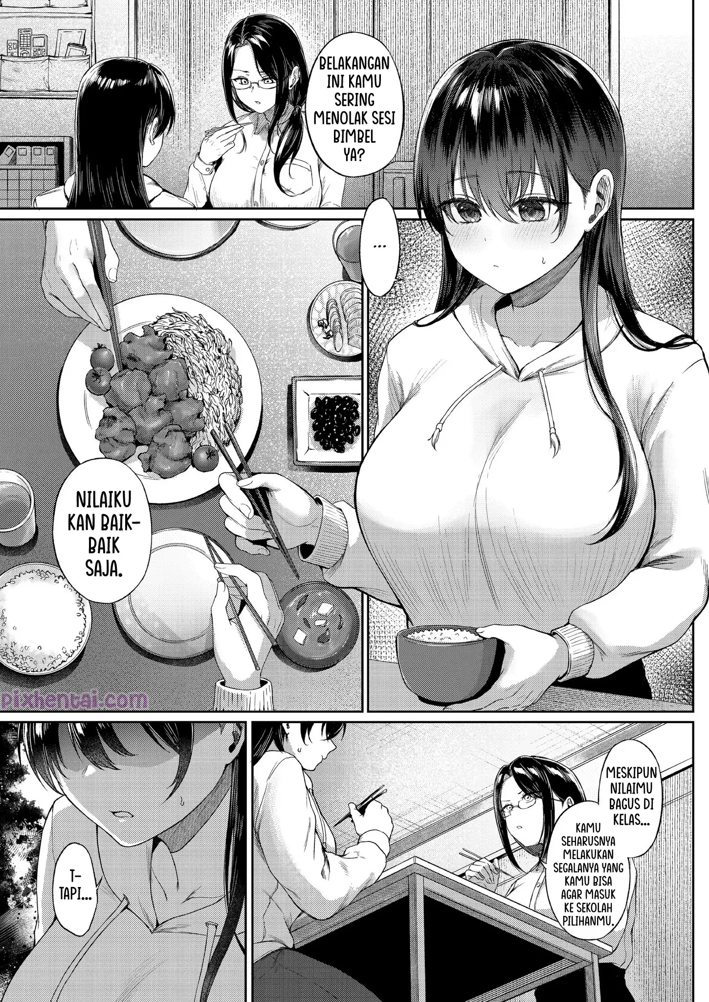 Komik hentai xxx manga sex bokep Bakunyuu Yuutousei ni Hitsuyou na Chinpo no Obenkyou Chuuhen 2